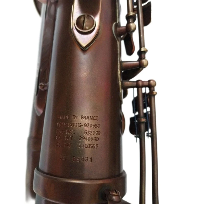 Античная медь 95% копия Mark v1 структура модели Bb профессиональный тенор-саксофон
