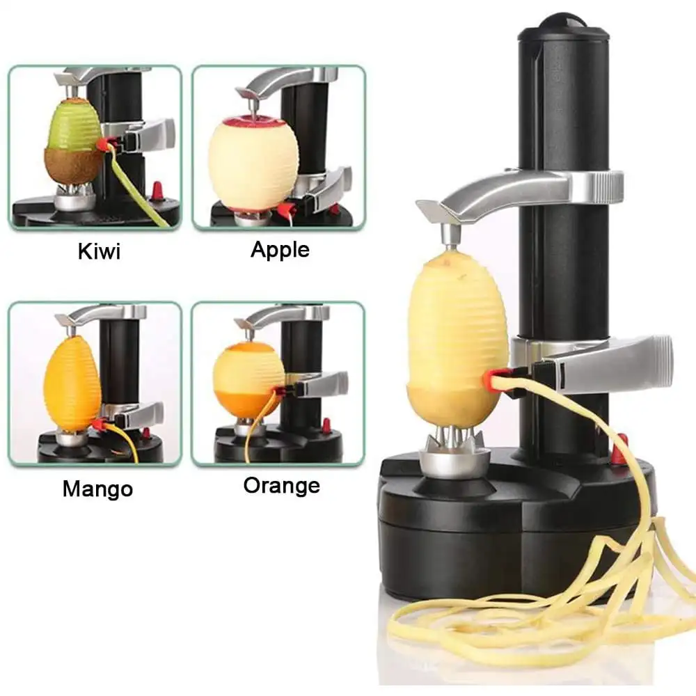 

Potato Peeler Automatic Rotato with 2 Extra Blades Fruits Vegetables Peeler(Black)
