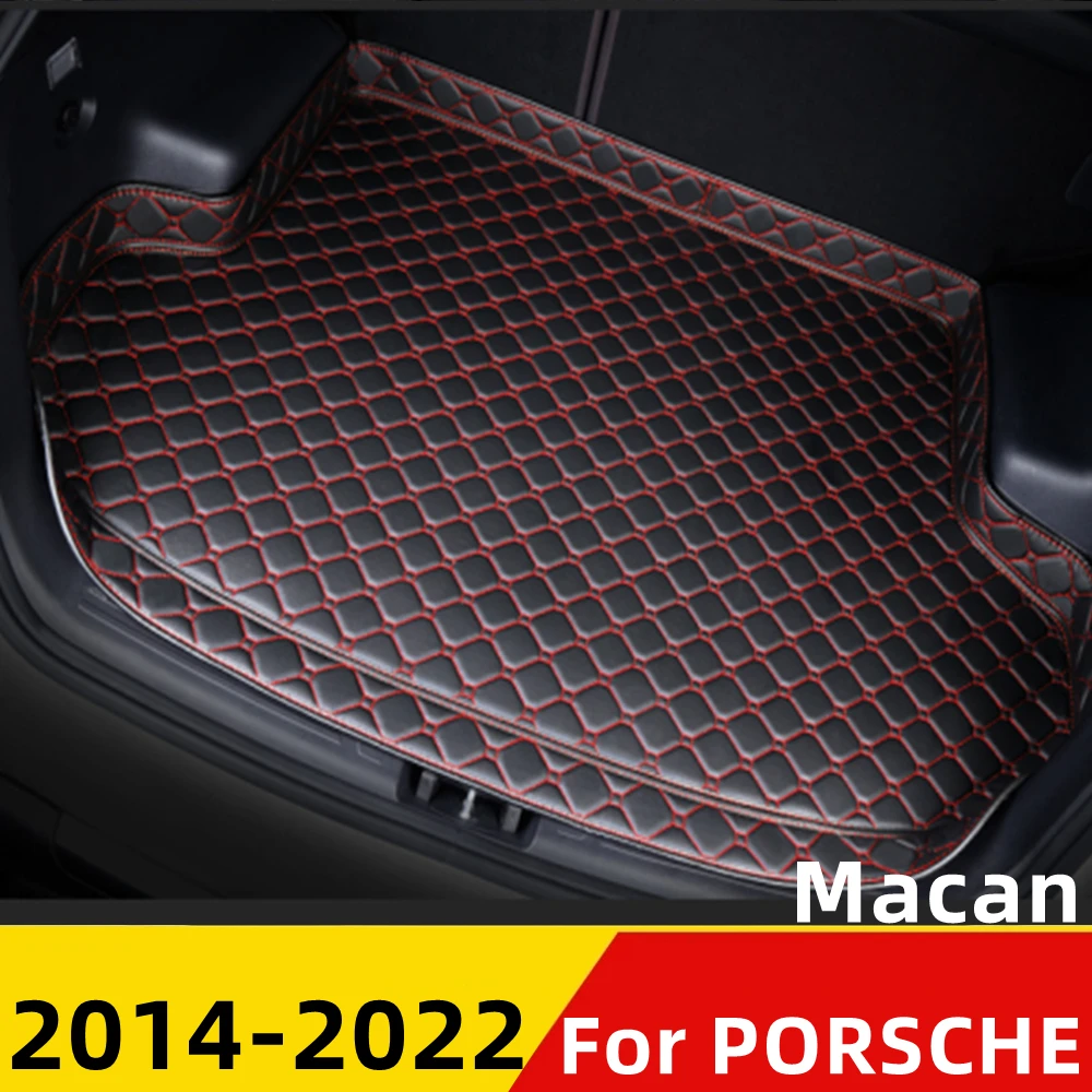 Коврик для багажника автомобиля Porsche Macan 2014 2015-2022 высокобоковой