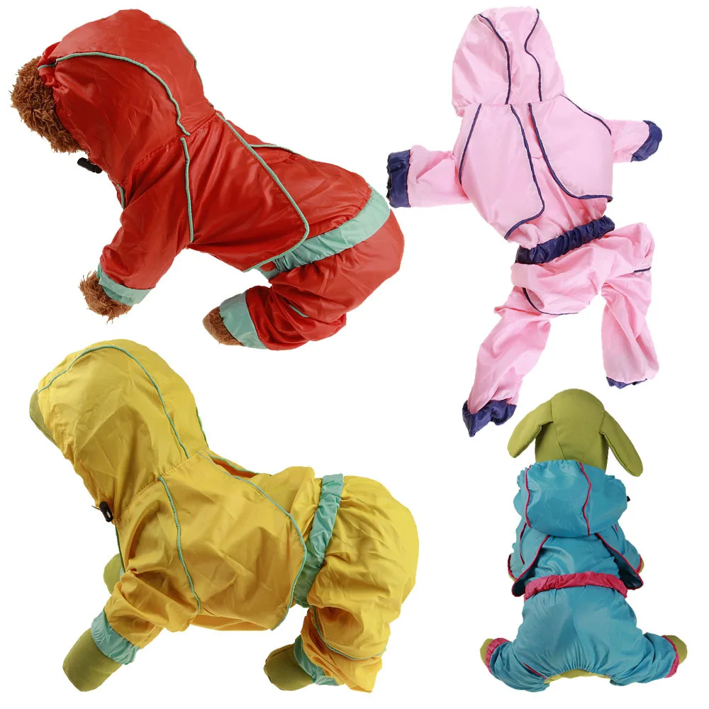 

Dog Raincoat Waterproof Clothing for Dog Rain Jacket Jumpsuit Poodle Pomeranian Schnauzer Pug Corgi Clothes Samoyed Pet Costume