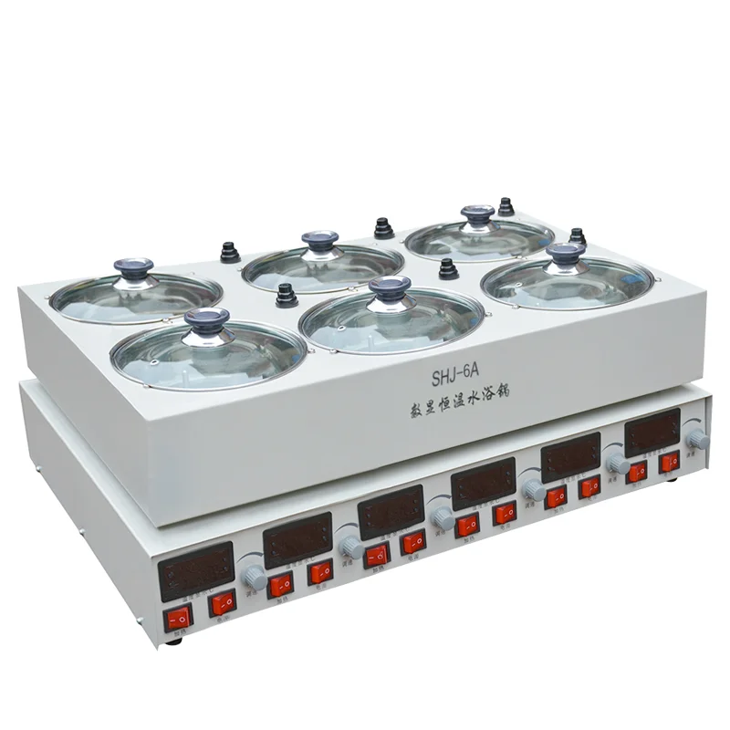 

SHJ-6A цифровой дисплей, магнитная мешалка для масляной ванны с постоянной температурой, магнитный мешалка для масляной ванны, горшок для ванной с четырьмя отверстиями