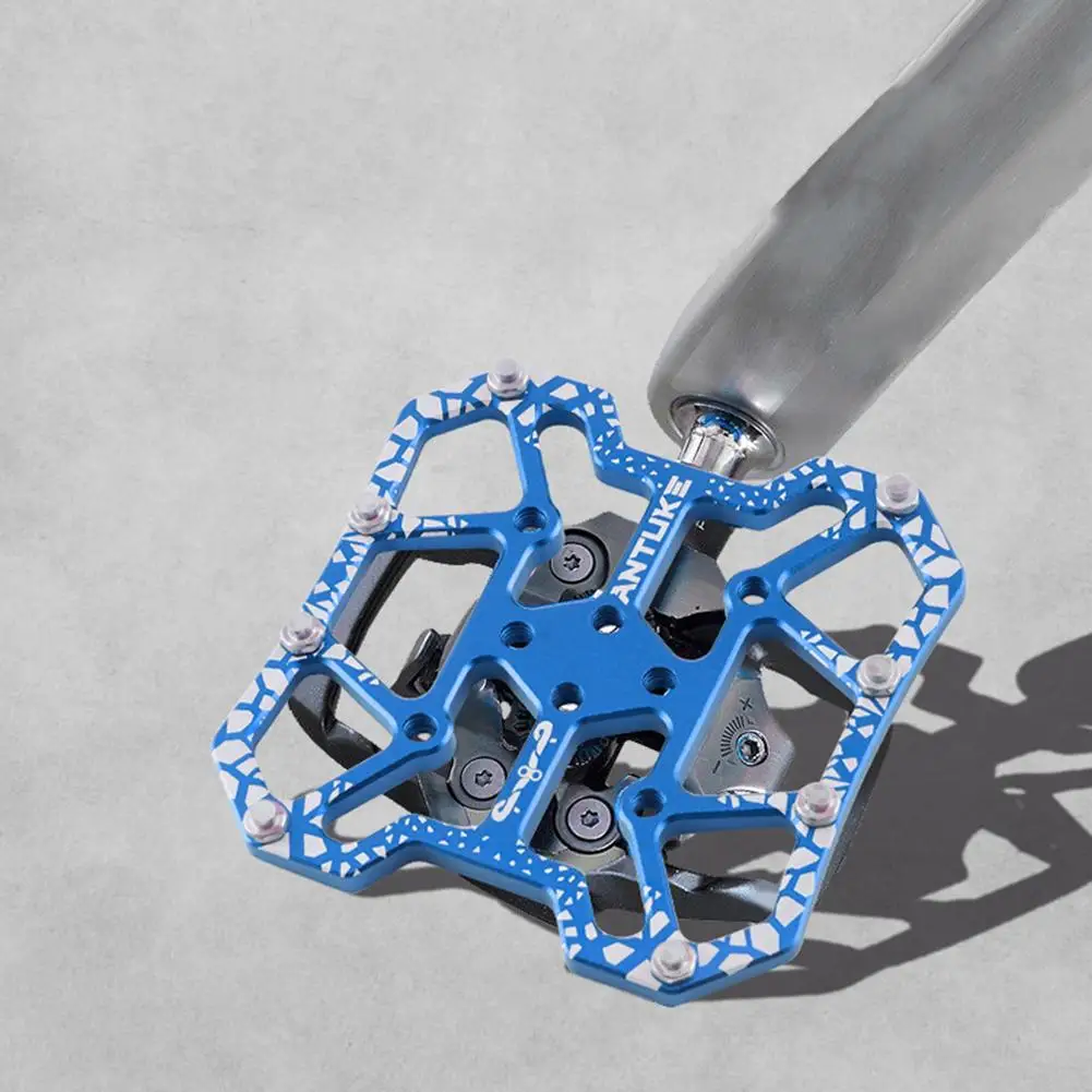 

Aluminum Alloy Bicycle Pedal Cleat Lock Foot Pedal Self-locking Device Abrasion Resistant Mountain Bike Riding Equipment