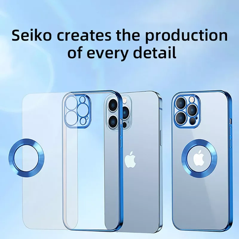 

Clear Aluminium TPU Mobile Phone Cases For iPhone 13 Pro Max Telephone Covers For iPhone 12 Pro Max 11 Fundas Shell