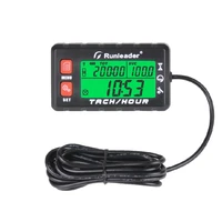 engine tachometer maintenance reminder hour meter digital red tacho hour meters multi color backlit display for boat lawn mower