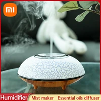 xiaomi youpin essential oil aroma diffuser air humidifier perfume diffuser 200ml ultrasonic mist maker colorful light for home