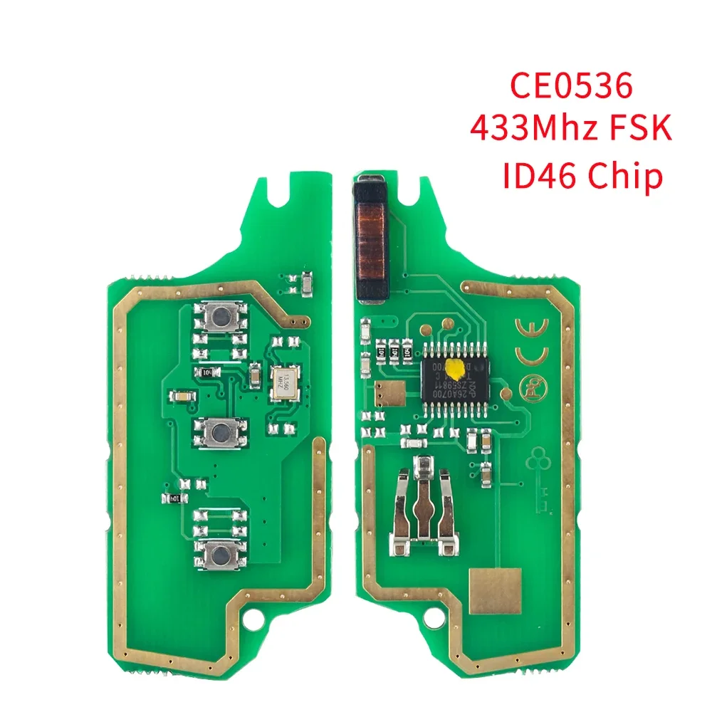 Ключ дистанционного управления KEYYOU для Peugeot 207 408 307 308 Citroen C2 C3 C4 Picasso с функцией