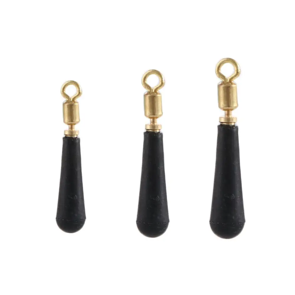 

20Pcs Fishing Gear Rotation Drift Fishing Floats Rubber Copper Head Float Seat Fish Float Fishing Float Base Tackle Accessories