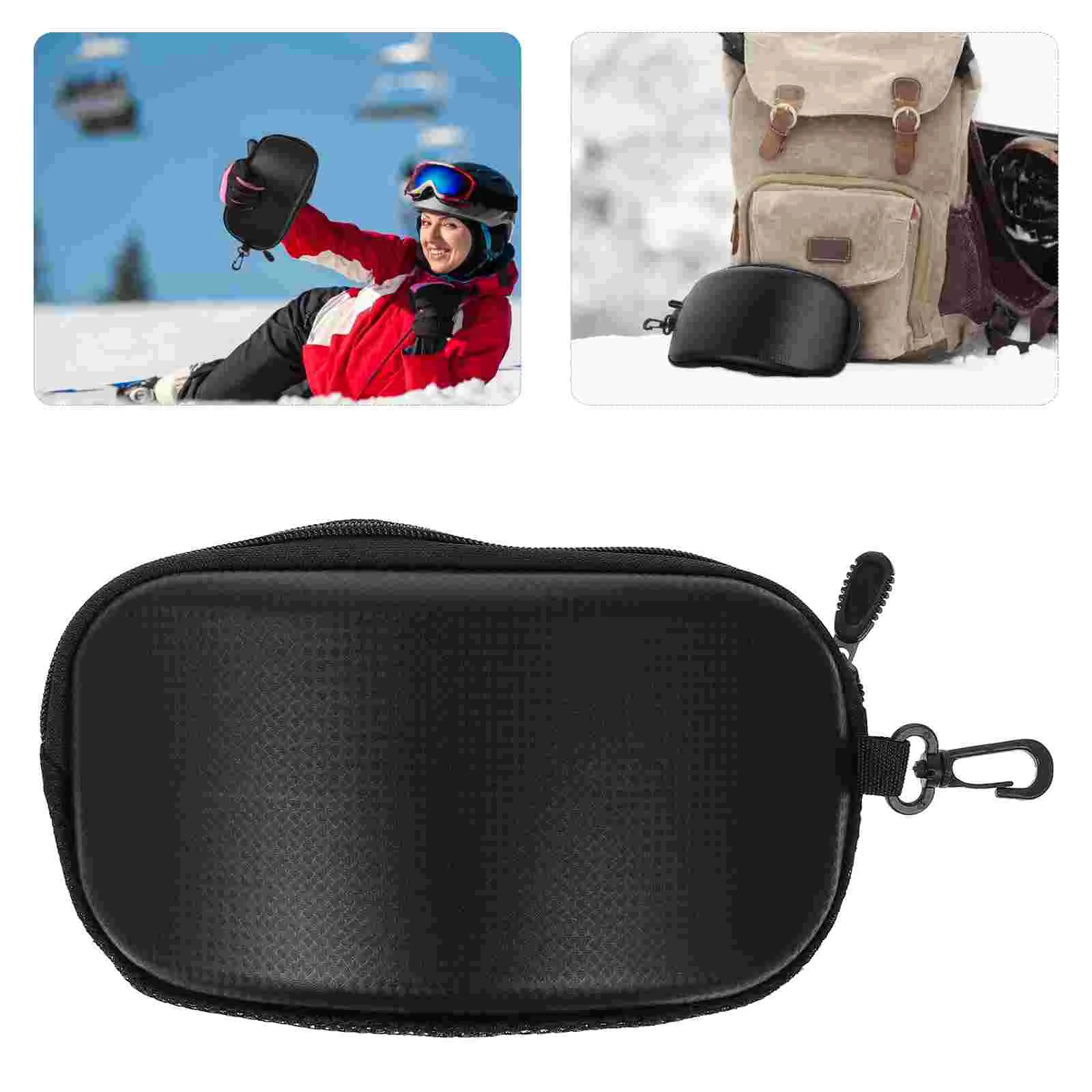 

Glasses Box Case Goggles Ski Sports Diving Carrying Organizer Snow Container Storage Masks Sunglasses Cases Arc Pouch