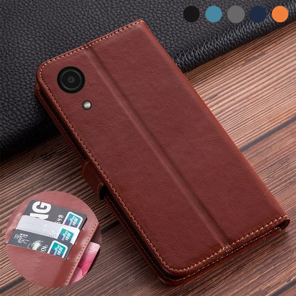 

Luxury Flip book leather case on For Samsung Galaxy A03 Core Cover Samsung A03 Core case For Galaxy A 03 Core Soft TPU Cover