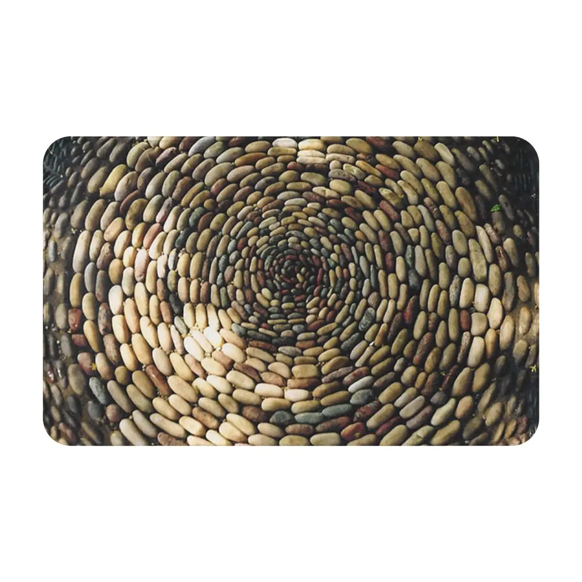 

Pebbles Skin-Friendly Coziness Non-Slip Play Mats Thick Warm Home Decor Items Surroundings Carpet Mats Floor Mat Printing