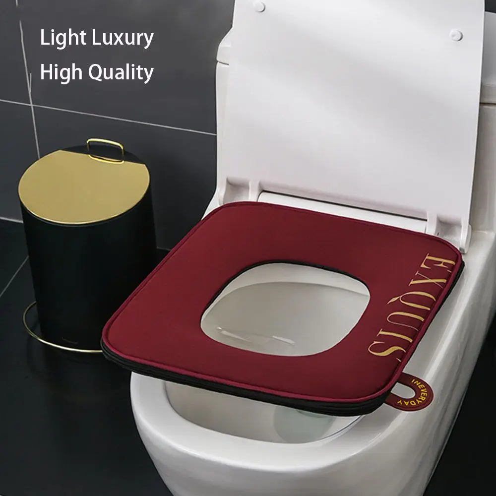 

Home Plush Waterproof Thicken Ring Mat Toilet Seat Cover Bathroom Aceesories