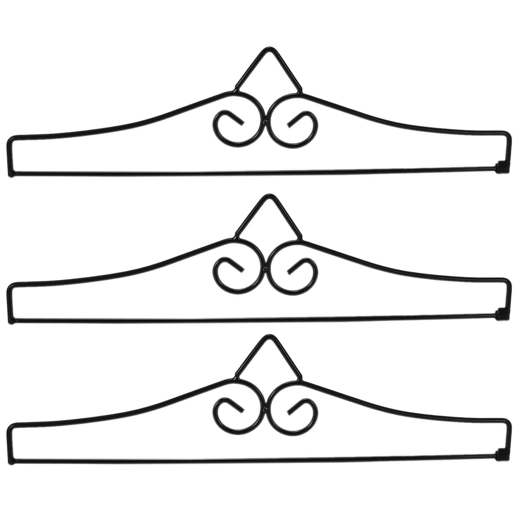 

3 шт. Садовый флаг настенная вешалка с порошковым покрытием железный баннер держатель флаг кронштейн для флагов календарь полотенца украшения