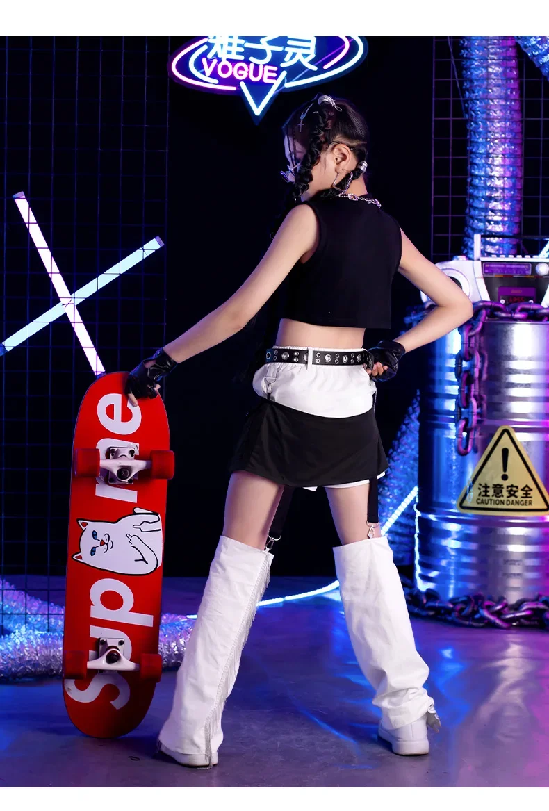 Костюм для джазовых танцев K-pop одежда выступлений Женский танцевальный костюм в