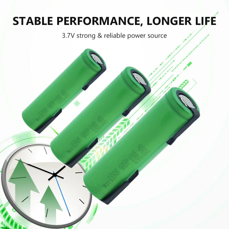 

New 2/4/8/10pcs 18650 battery 2600mah 3.7v rechargeable li-ion battery High Drain 30A for US18650VTC5 lithium battery