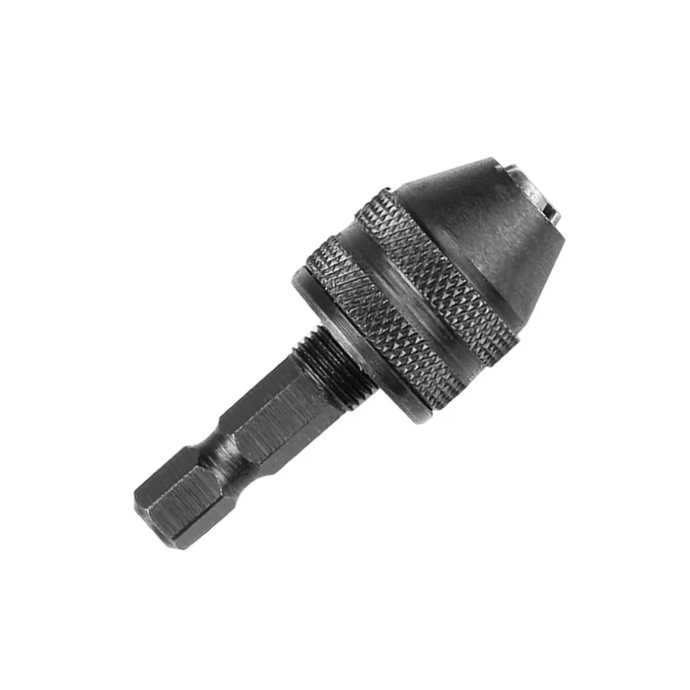 

New 0.5-4mm Hand Clamping Snap-out Keyless Chuck Drill with Change 1/4" Hex Shank Adapter for Electric Screwdriver Garage Tools