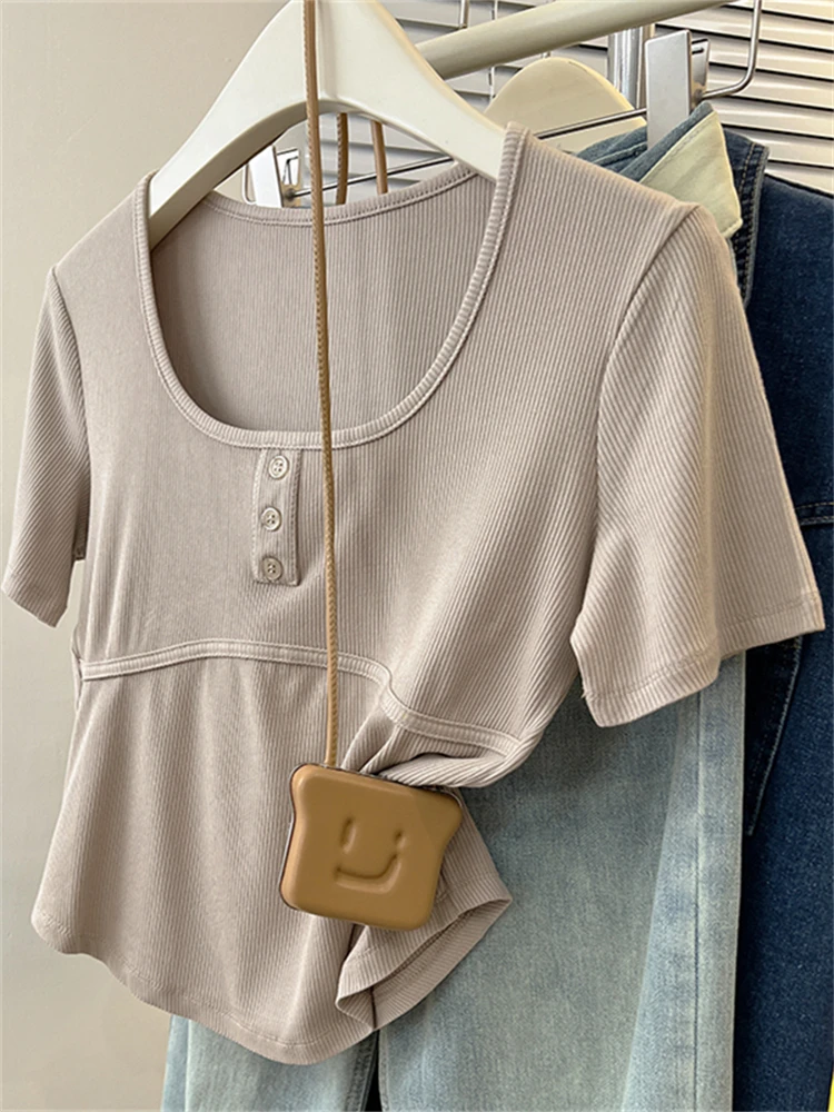 

Summer Women T Shirt Girls Oversize T-Shirt Woman Clothes Tops Cotton Print Tshirt Female Short Sleeve Spring Tee Sexy Y2k Top