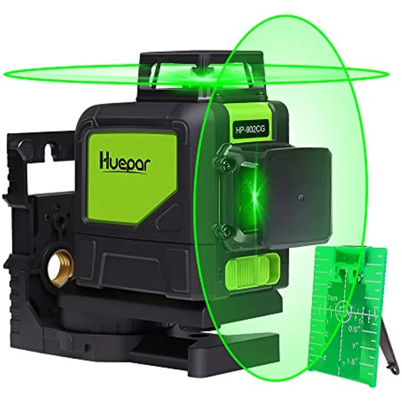 

Huepar 360° Cross Self-Leveling Line Laser Level with Pulse Mode, Switchable Horizontal and Vertical , Magnetic Pivoting Base