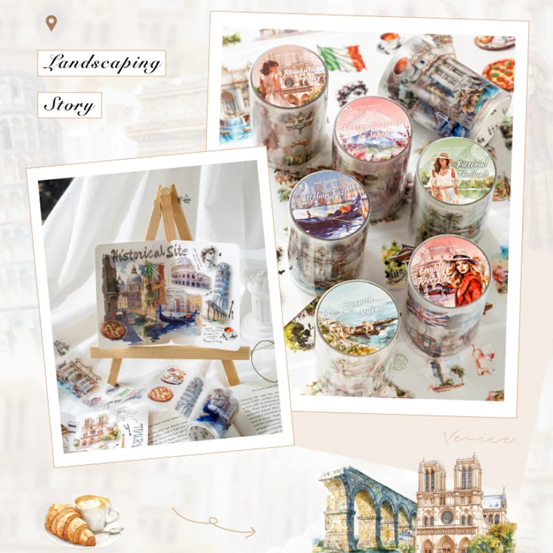 

Водонепроницаемый скотч ПЭТ для скрапбукинга