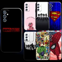 marvel avengers spider man for xiaomi redmi 10 note 9 10 pro 5g 9t 10s phone case silicone cover back carcasa coque