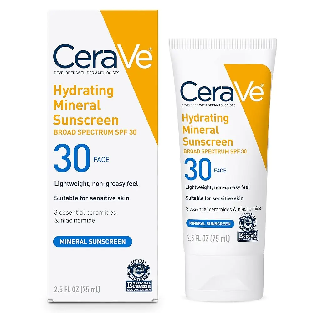 

Тонированный солнцезащитный SPF 30 CeraVe | Увлажняющий минеральный солнцезащитный крем с оксидом цинка и диоксидом титана | Чистые Оттенки для здоровья