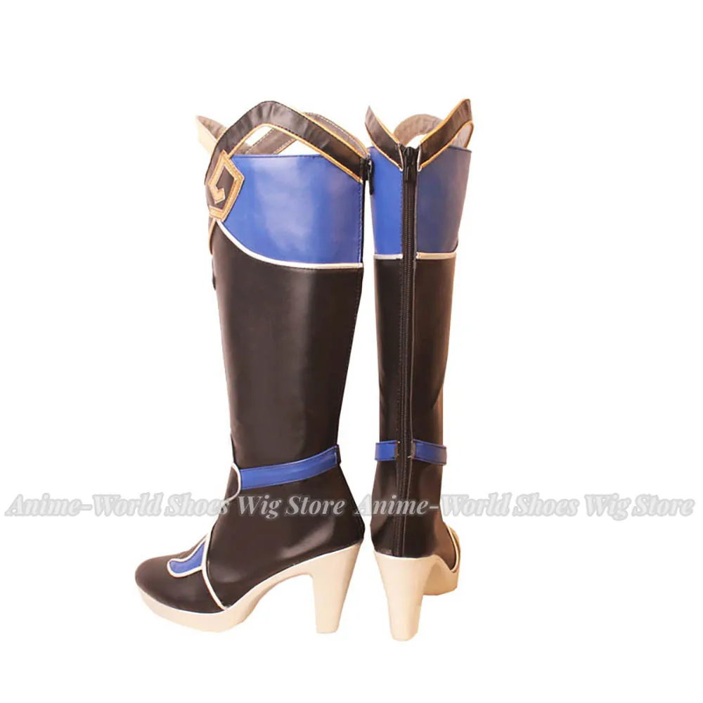 Игра Honkai: Star Rail Jingliu Сапоги для косплея Туфли на высоком каблуке заказ Любой