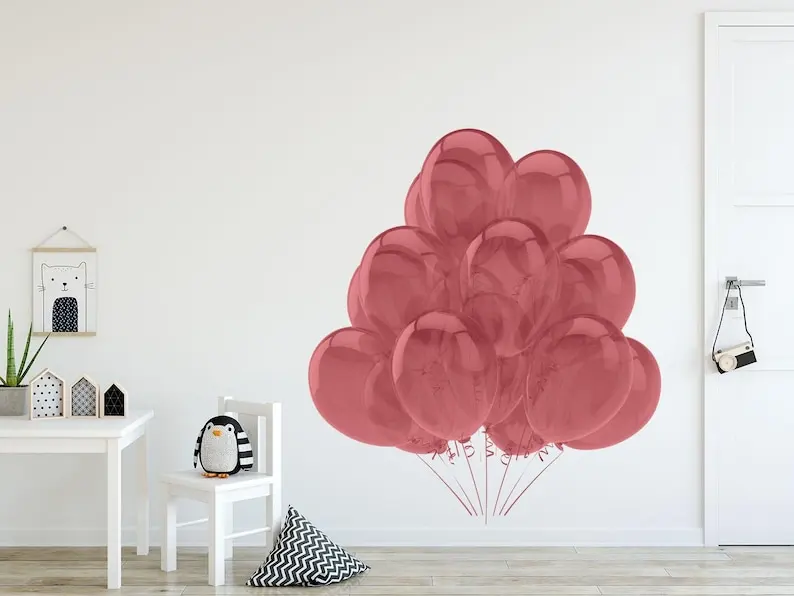 

Air-Balloons Wall Decals Kids Playroom Stickers Nursery Living Room Decor Colorful Balloons Decoration Art - AN-232