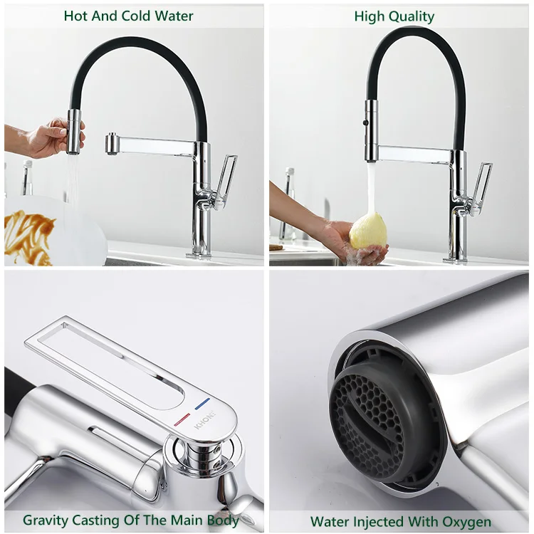 2021 Luxury brass sink pull out Kitchen Faucet, modern   kitchen tap enlarge