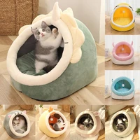 warm cat bed sweet pet basket cozy kitten lounger cushion cat house for washable cave cats beds tent soft small dog cat mat bed