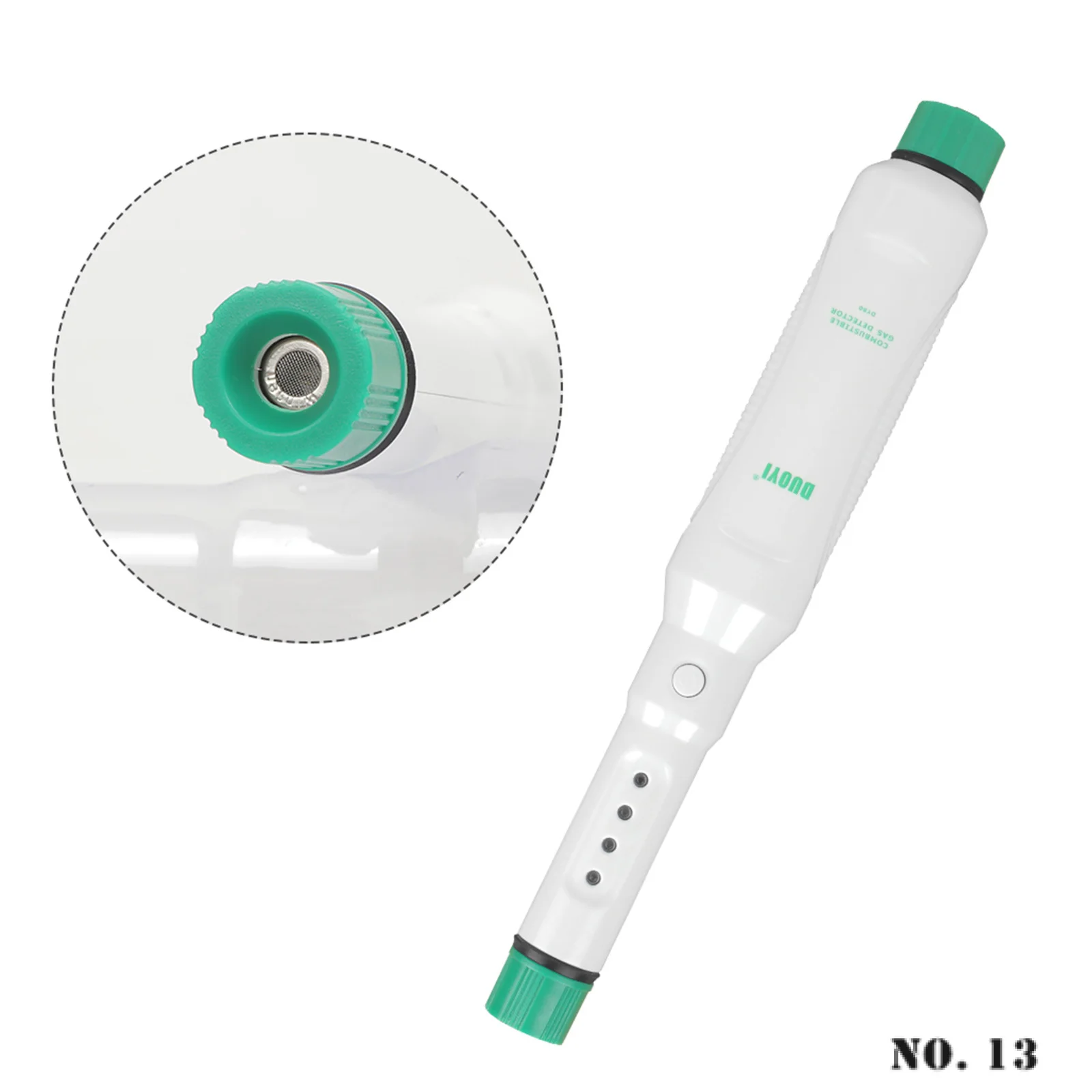 

Gas Analyzer Combustible Gas Detection Combustible Gas Leak Tester Sound and Light Alarm for Home, Office, School, Factory Use