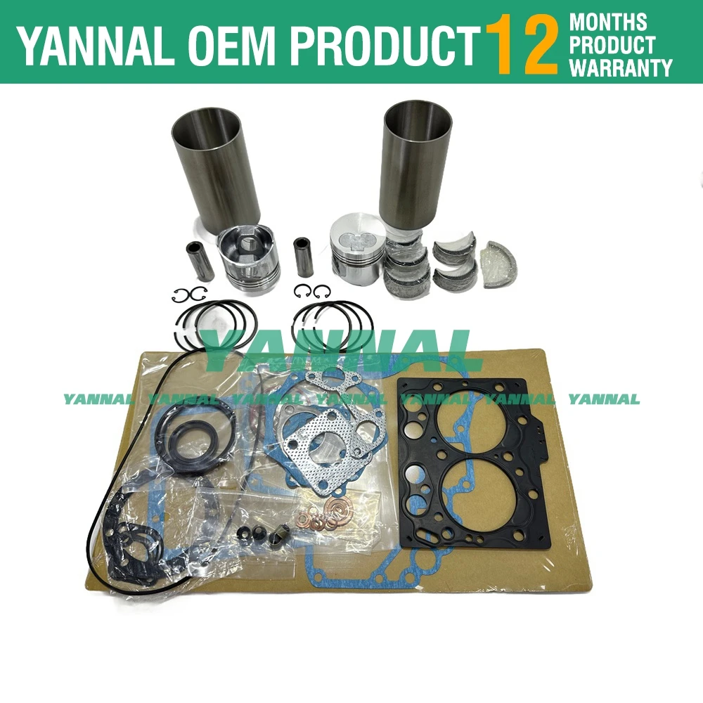 Новый комплект для восстановления 2TNE68 двигателя Yanmar B08-3 VIO10 PC03-2 запасные части