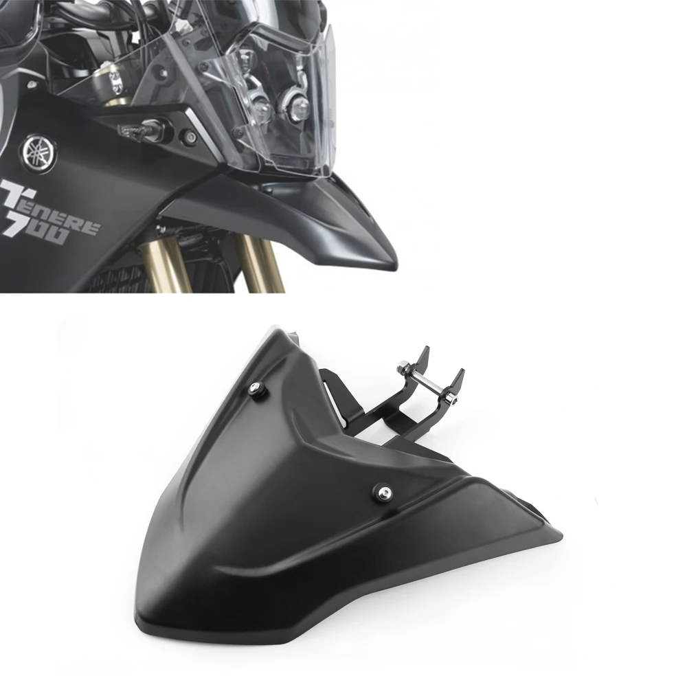 

Motorcycle fairing front fender beak nose cone extension cover for Yamaha Tenere 700 T700 2019-2021 headlight underside fairing