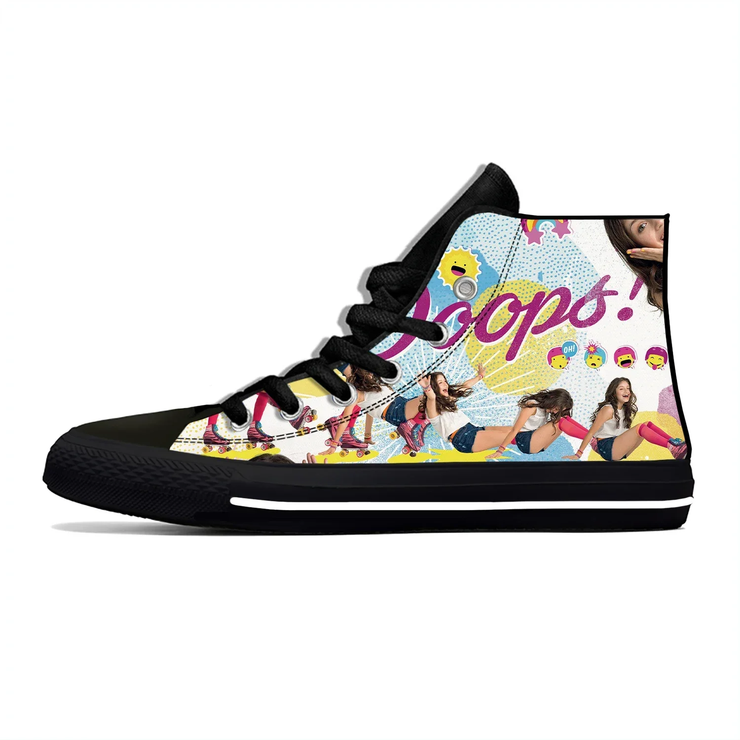 Кроссовки женские и мужские легкие с высоким верхом принтом