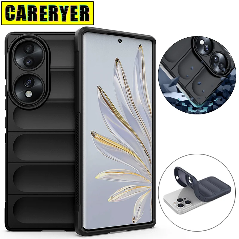 

Soft Silicone Shockproof Phone Case For Huawei Honor 50 SE Lite 50SE 50Pro New Solid Color Anti Fall Cover for Honor 70 Pro Plus