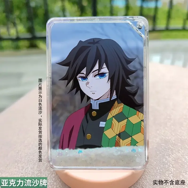 Demon Slayer Giyu Tomioka Tanjiro Kamado Quicksand акриловая подставка аниме периферийные устройства