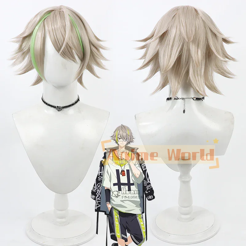 Парик для косплея из термостойких синтетических волос Хэллоуина 18trip L4mps Ryui Shiramitsu