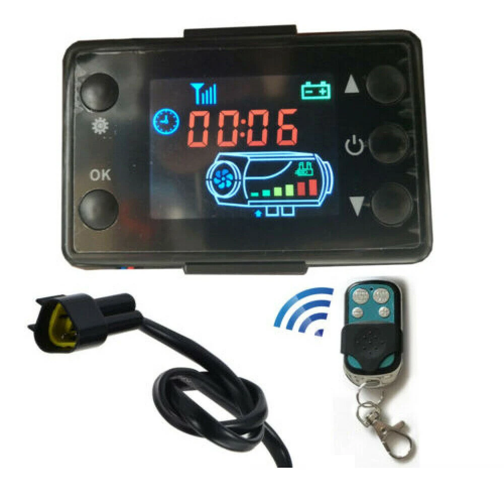 

Diesel LCD Controller Heater Motherboard Remote Switch W/LCD 12V 3KW 5KW Air Controller Protable Reliable Useful