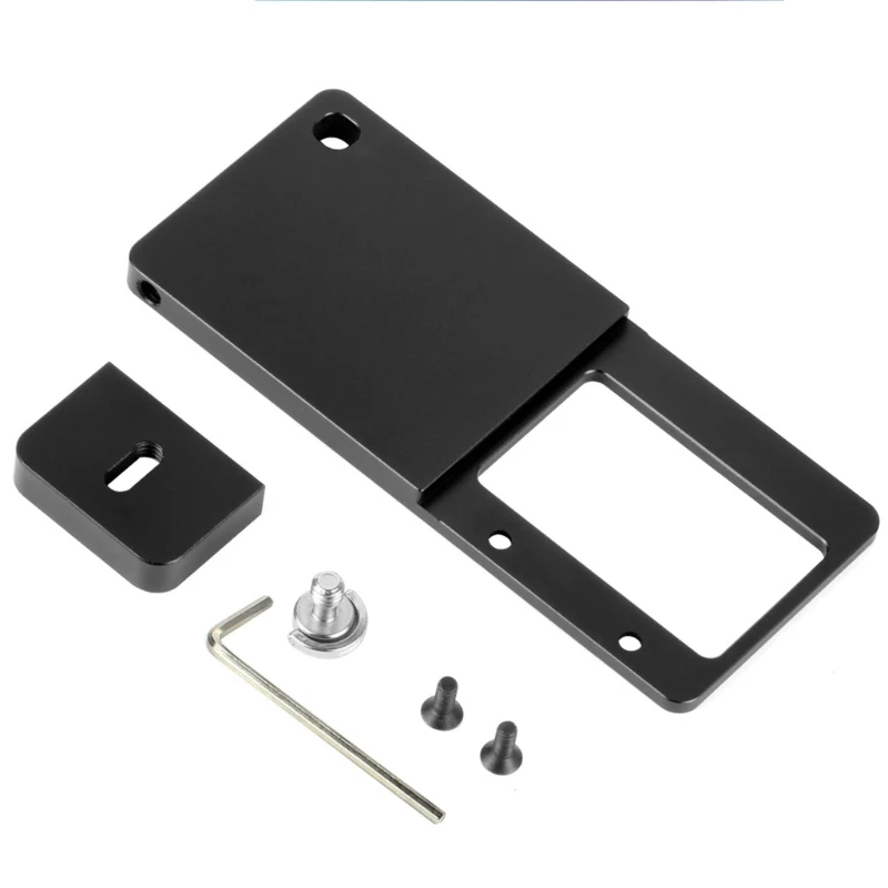 

Aluminum Switch Mount Plate Adapter Metal for DSC-RX0 Camera Mobile Phone Clip Handheld Gimbal Stabilizer Accessories