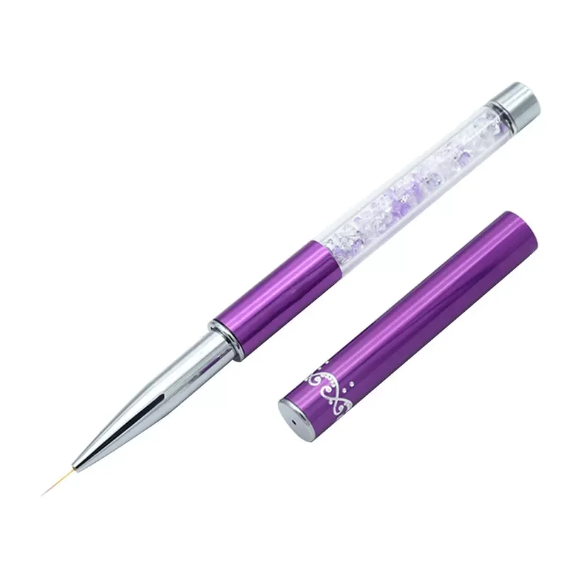 

Nail Art Line Painting Brushes Crystal Acrylic Thin Liner Drawing Pen Manicure Tools UV Gel
