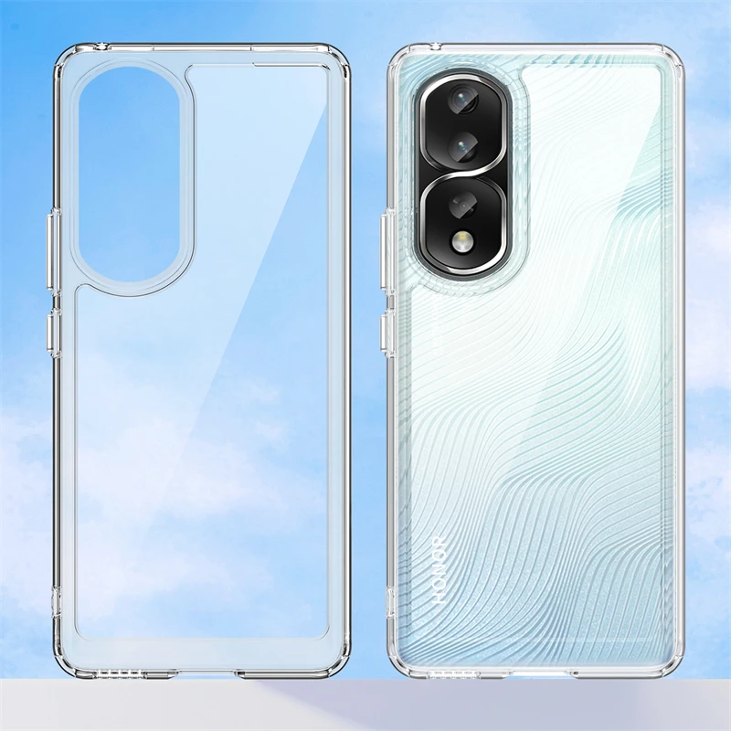 For Honor 80 Pro Case Cover Huawei Honor 80 50 70 Pro Capas Shockproof Transparent Colour Clear For Fundas Honor 80 Pro 5G Cover