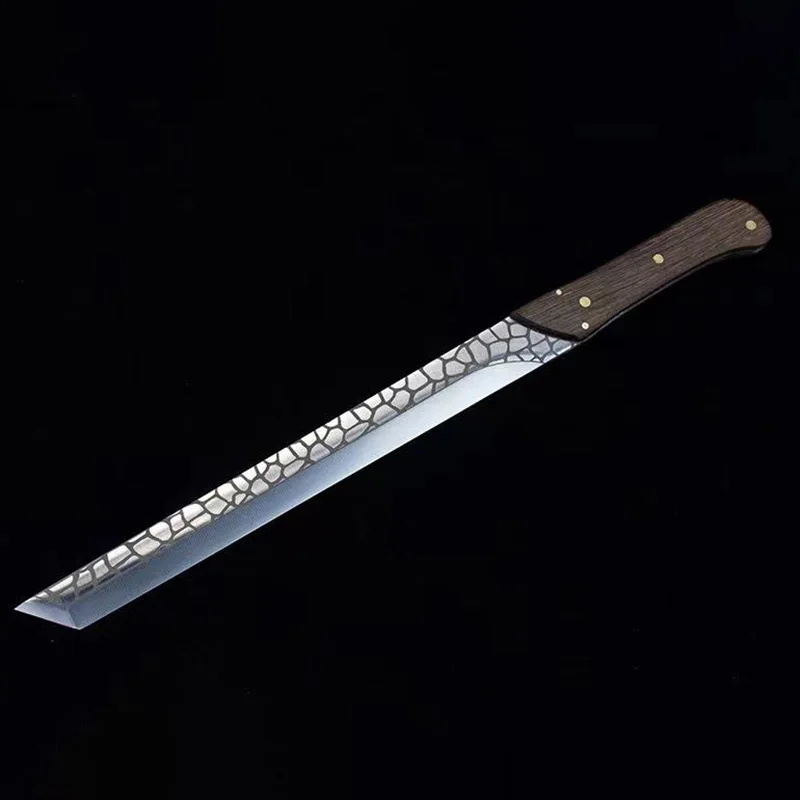 

12 Inch Sashimi Knife Sharp Chefs Cleaver Tynny Slicing Ham Sushi Kitchen Knives Handmade Forge Messer Wood Handle Cooking Tools