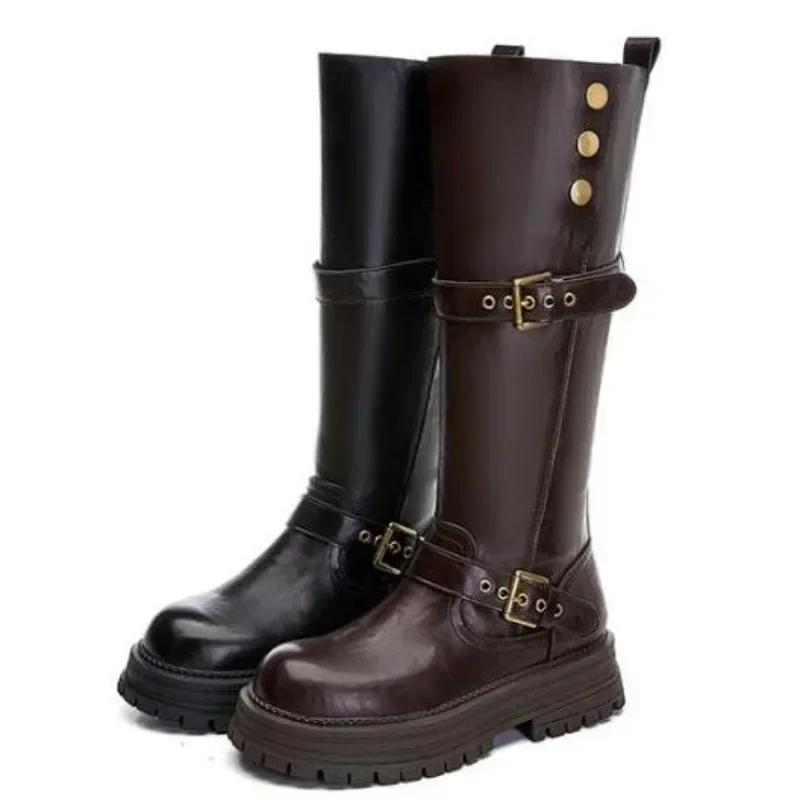 Новые женские ботинки высшего качества из микрофибры зимние кожаная обувь на