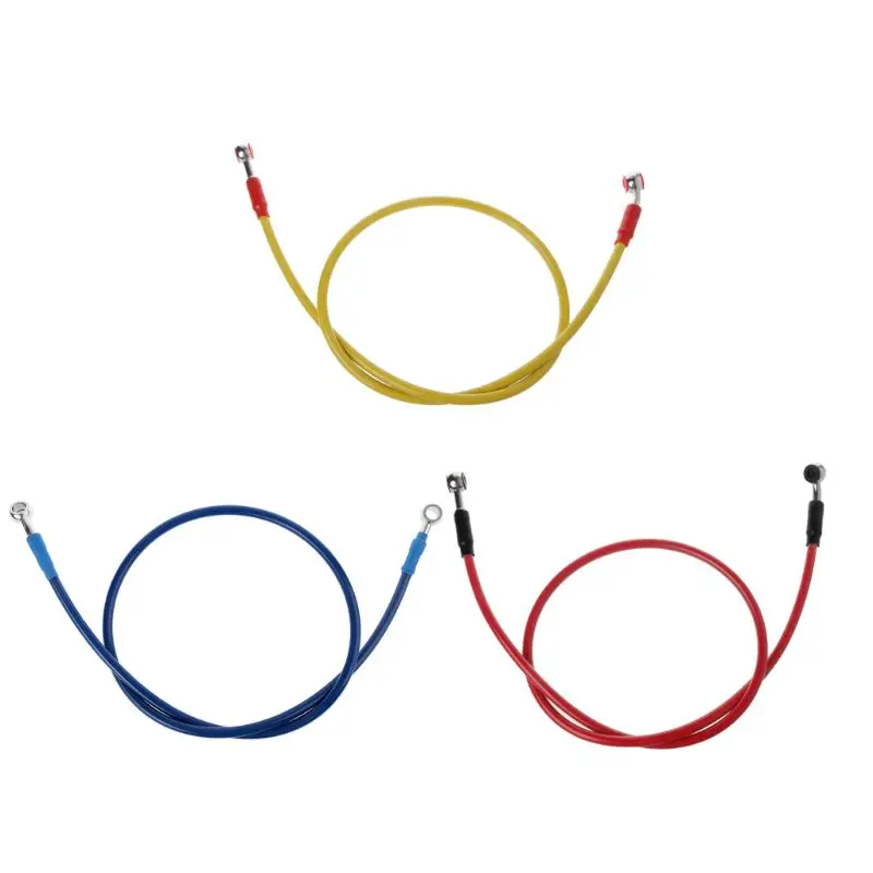 

39.37" Motorcycle Stainless Steel Braided Brake Fuel Oil Hose Line Universal
