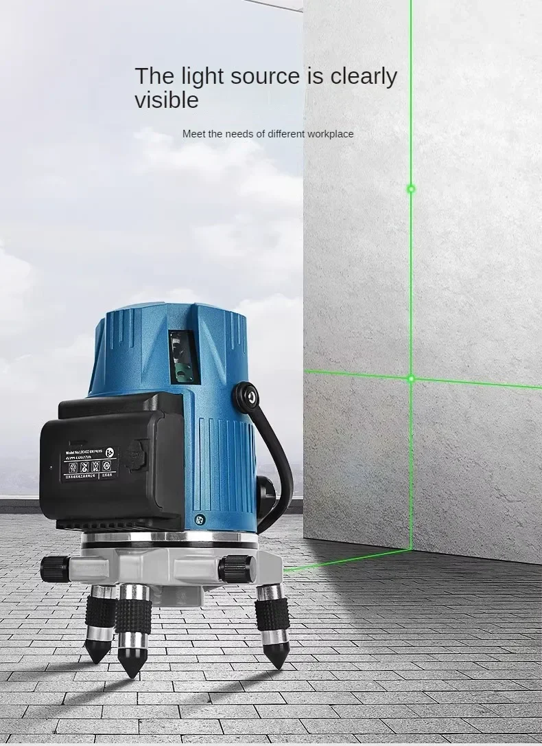 Premium Eastsun Laser Level Tool 2-Line/5-Line Strong Light Fine Line Infrared for Construction