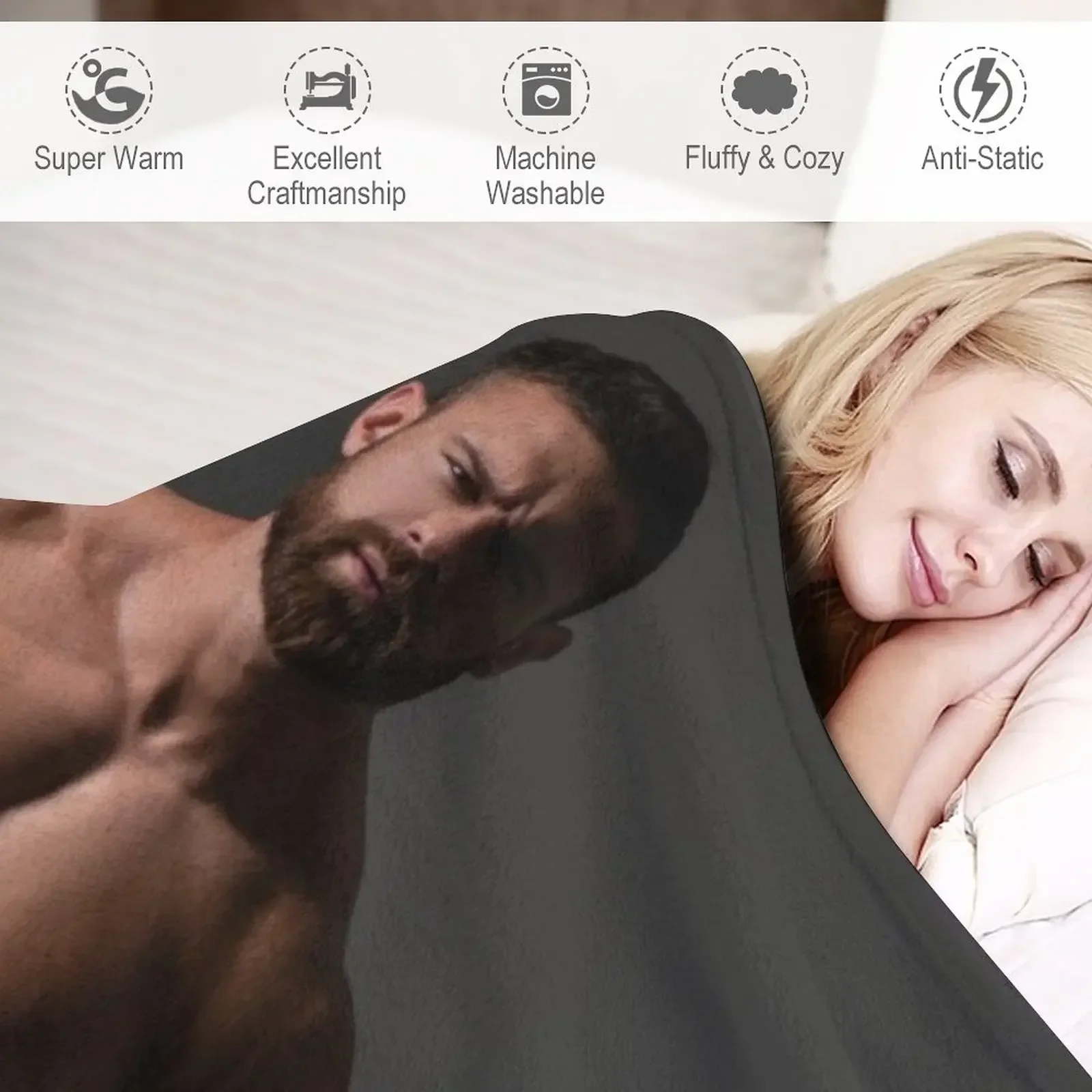 Одеяло в клетку для путешествий