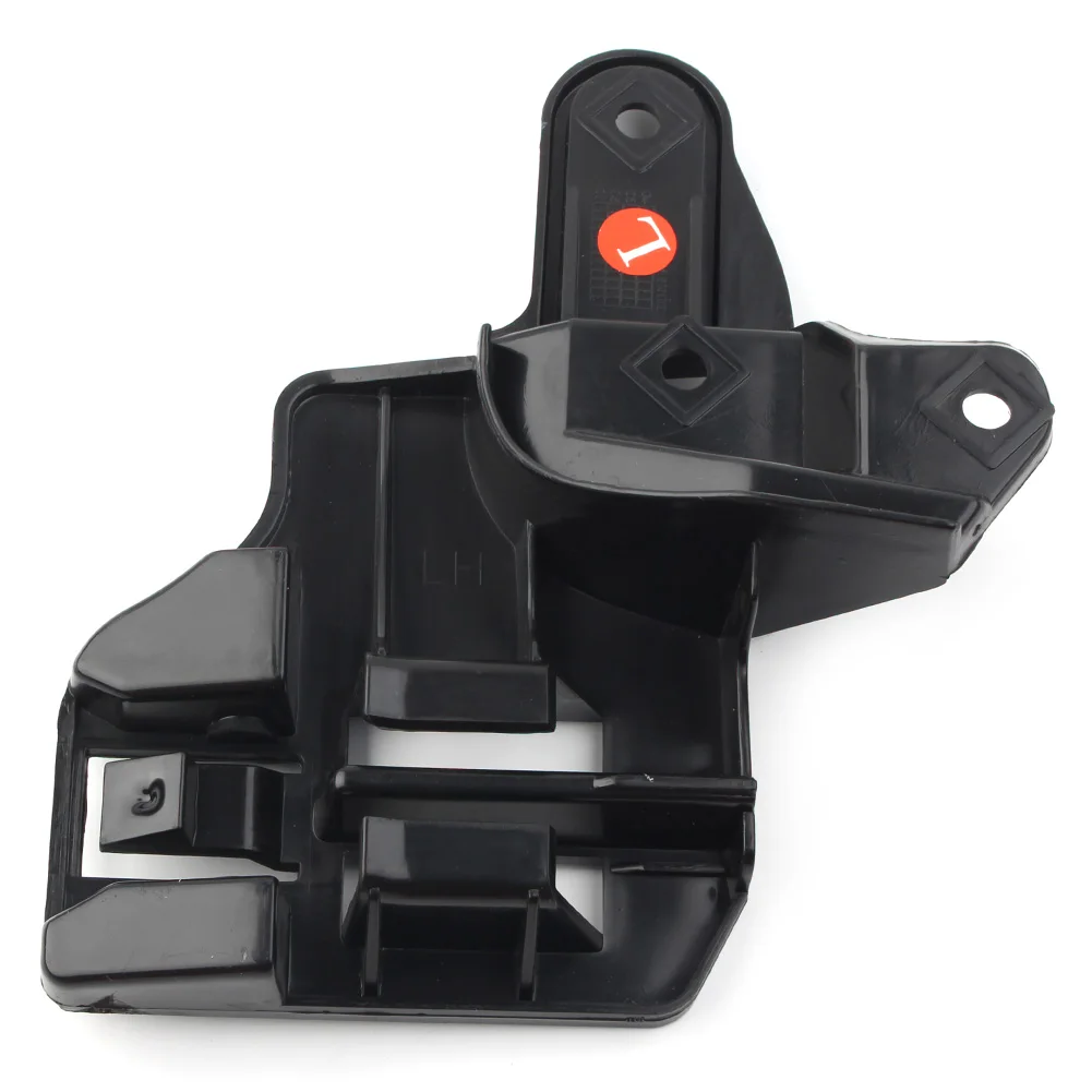 Черный ABS автомобильный передний бампер кронштейн крыла монтажный левый боковой