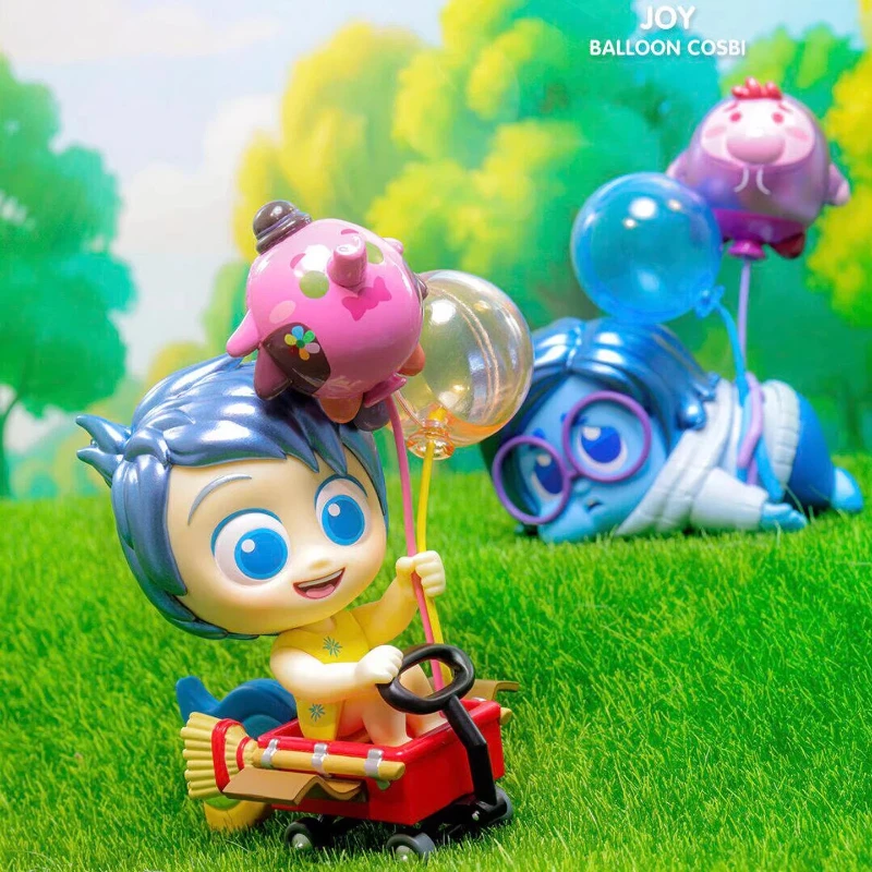 Фото Коллекционные мини-фигурки Hot Toys Utn Pixar Balloon Series Cosbi Blind Box: Инопланетянин из «Истории игрушек» и Джой из «Головоломки» — декор для рабочего стола №1