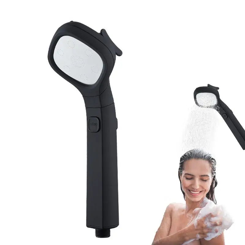 

Drive Shower Head High Pressure 4-mode Shower Heads Pressurized Showerhead Sprayer Easy To Install Handheld Showerheads Support