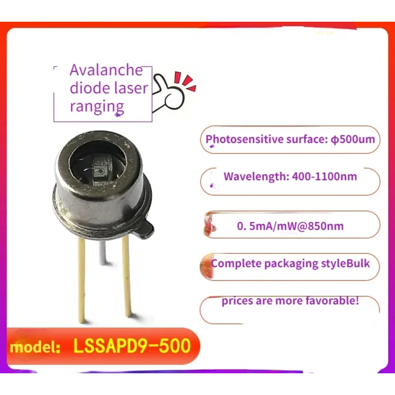LSSAPD9-500 Minguang Technology 500um Silicon Avalanche Photodiode Detector APD Laser Ranging