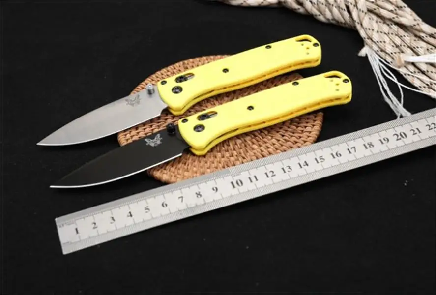 

D2 Blade outdoor Tactical Folding Knife Benchmade 535/S Bugout AXIS S30V Polymer Handle Outdoor Pocket Knives-BY64