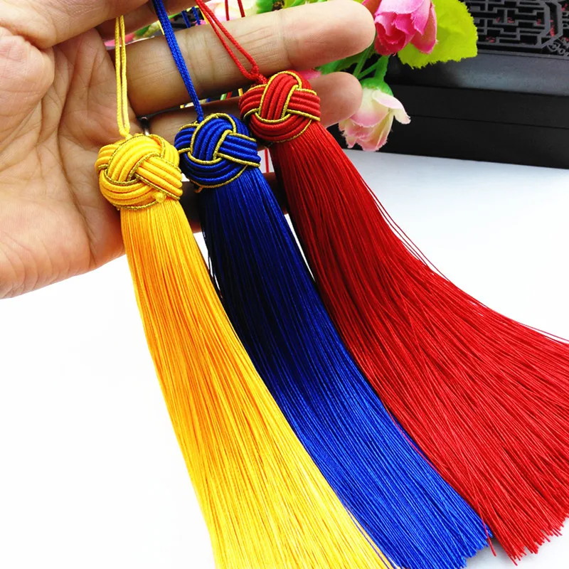 

Золотая проволочная Крышка, Новая китайская фурнитура с кисточками, праздничный подвесной шип для автомобиля